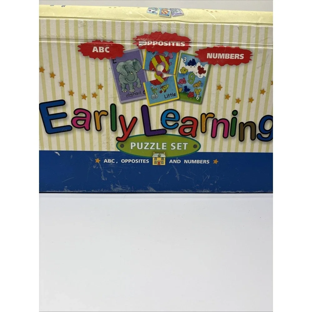 Easy Learning Flashcard Puzzles Language & Math Fun Learning! Pre- Owned - Picture 2 of 10